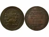 France Monnaie De Confiance - Monneron 5 Sols Au Serment 1792 L\'An Iv \ Departemens\ 