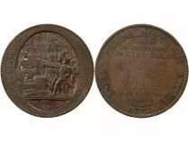 France Monnaie De Confiance - Monneron 5 Sols Au Serment 1792 L\'An Iv