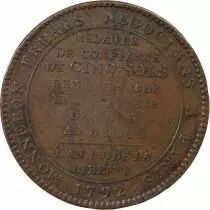 France Monnaie De Confiance - Monneron 5 Sols Au Serment 1792 L\'An Iv
