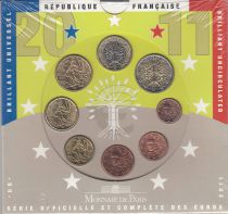 France Monnaie de Paris BU Set 2011 -  8 coins