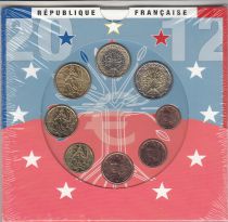 France Monnaie de Paris BU Set 2012 -  8 coins