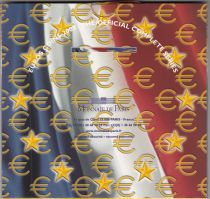 France Monnaie de Paris BU Set year 2003 - 8 coins in euros - open and used