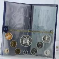 France Monnaie de Paris Uncirculated set - 10 coins -1980