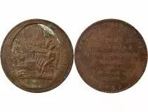 France Monneron - 5 Sols Au Serment, \ Departemens\  - 1792, An IV Birmingham