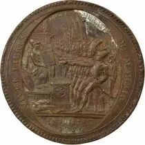 France Monneron - 5 Sols Au Serment, \ Departemens\  - 1792, An IV Birmingham