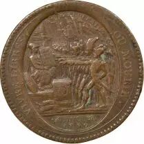 France Monneron - Cinq Sols au Serment, \ Departemens\  - 1792, An IV Birmingham