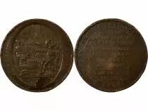 France Monneron - Cinq Sols Au Serment, \ Departemens\  - 1792, An IV Birmingham