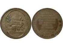 France Monneron - Cinq Sols au Serment, \ Departemens\  - 1792, An IV Birmingham