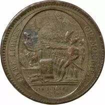 France Monneron - Cinq Sols au Serment, \ Departemens\  - 1792, An IV Birmingham