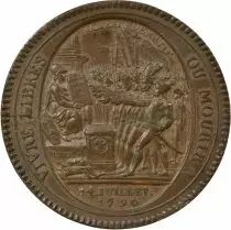 France Monneron - Cinq Sols to the Oath - 1792, Year IV Birmingham