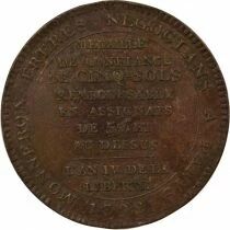 France Monneron - Cinq Sols to the Oath - 1792, Year IV Birmingham