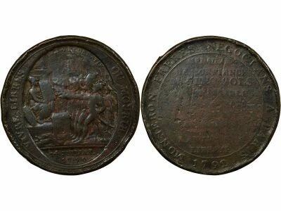 France Monneron - Cinq Sols to the Oath - 1792, Year IV Birmingham