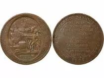 France Monneron - Cinq Sols to the Oath, \ Departemens\  - 1792, Year IV Birmingham