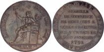 France Monneron de 2 sols &agrave; la Libert&eacute; - 1791 A Paris - R&eacute;volution fran&ccedil;aise
