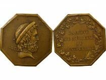 France Montpellier Faculty of Medicine ? Bronze Token ? 19th Century
