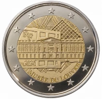 France Mus&eacute;e du Louvre - 2 Euros Comm&eacute;mo. BU 2025
