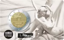 France Musée du Louvre - Amour - 2 Euros Commémo. BU 2025 - Coincard