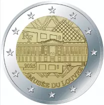 France Musée du Louvre - Amour - 2 Euros Commémo. BU 2025 - Coincard
