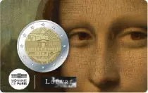 France Musée du Louvre - La Joconde - 2 Euros Commémo. BU 2025 - Coincard