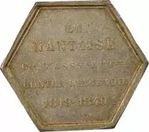 France Mutual Fire Insurance, La Nantaise - Silver Token - After 1879