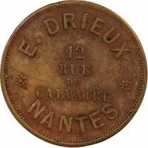 France Nantes, E. Drieux - Jeton Publicitaire