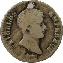 France Napoléon I - 1/2 Franc Argent, Cal. Révolutionnaire - An 13 T Nantes Percé