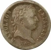 France Napol&eacute;on I - 1/2 Franc Argent, T&ecirc;te Laur&eacute;e, R&eacute;publique - 1808 A Paris