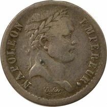 France Napoléon I - 1/2 Franc Argent, Tête laurée, République - 1808 B Rouen