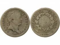 France Napoleon I - 1/2 Silver Franc, Laureate Head, Republic - 1808 K Bordeaux