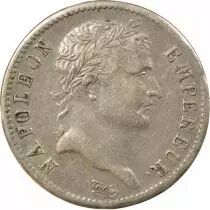 France Napoleon I - 1 Silver Franc, Laureate head, Republic - 1808  W Lille