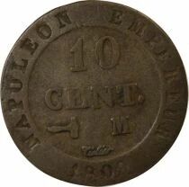 France Napol&eacute;on I - 10 Centimes au N Couronn&eacute; - 1809 M Toulouse