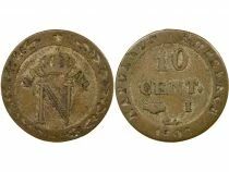 France Napoleon I - 10 Centimes with Crowned N - 1808 I Limoges