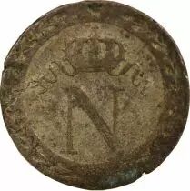 France Napoleon I - 10 Centimes with Crowned N - 1809 I Limoges