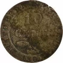 France Napoleon I - 10 Centimes with Crowned N - 1809 I Limoges