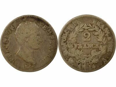 France Napol�on I - 2 Francs Argent, Cal. R�volutionnaire - An 14 A Paris