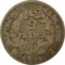 France Napoléon I - 2 Francs Argent, Cal. Révolutionnaire - An 14 A Paris