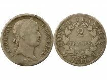 France Napoléon I - 2 Francs Argent, Empire - 1811 L Bayonne
