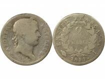 France Napoleon I - 2 Silver Francs, Empire - 1811 I Limoges