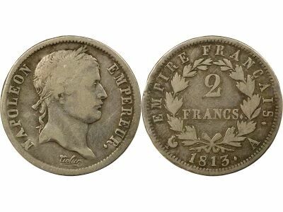 France Napoleon I - 2 Silver Francs, Empire - 1813 A Paris