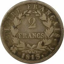 France Napoleon I - 2 Silver Francs, Empire - 1813 K Bordeaux