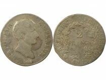 France Napoleon I - 2 Silver Francs, Revolutionary Cal. - Year 13 Q Perpignan