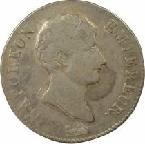 France Napoleon I - 2 Silver Francs, Revolutionary Cal. - Year 13 Q Perpignan
