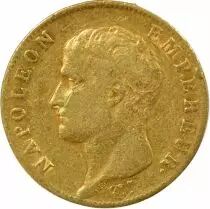 France Napoleon I - 20 Gold Francs, Bare Head, Greg. Cal. - 1806 A Paris