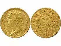 France Napoleon I - 20 Gold Francs, Empire - 1811 A Paris
