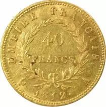 France Napoléon I - 40 Francs Or, Empire - 1812 A Paris