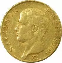 France Napoleon I - 40 Gold Francs, Bare Head - 1806 A Paris