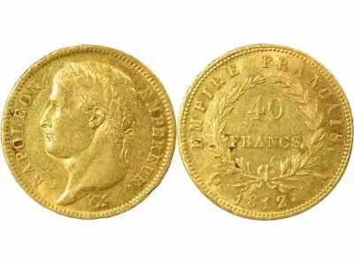 France Napoleon I - 40 Gold Francs, Empire - 1812 A Paris