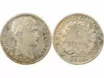 France Napoléon I - 5 Francs Argent, Empire - 1810 A Paris
