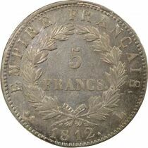 France Napol&eacute;on I - 5 Francs Argent, Empire - 1812 L Bayonne
