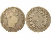 France Napoléon I - 5 Francs Argent, Empire - 1813 A Paris
